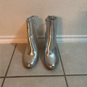 Top Moda silver Ankle Boots